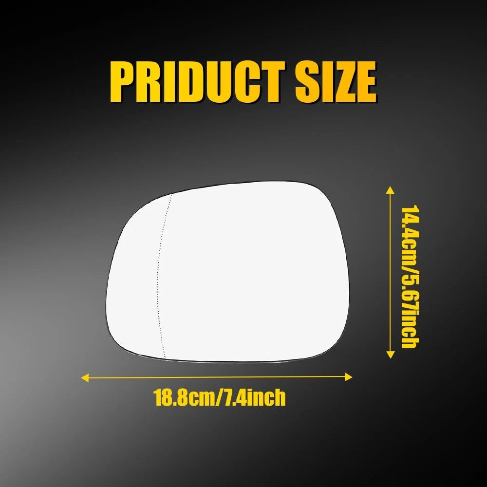 Heated Left Side Mirror Glass with 4 Pin for BMW X3 (2010–2014)