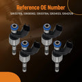 Set of 4 Fuel Injectors for Chevrolet Captiva Sport 2.4L (2011–2015) 12608362