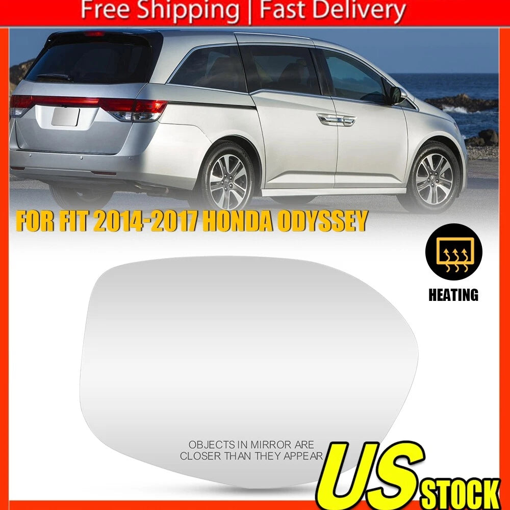 Passenger Side Mirror Glass for Honda Odyssey (2013–2017)