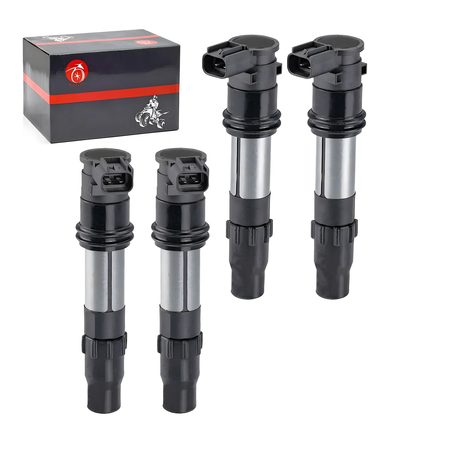 Set of 4 Ignition Coils for Suzuki GSXR1000 (2009–2015) 33410-47H00