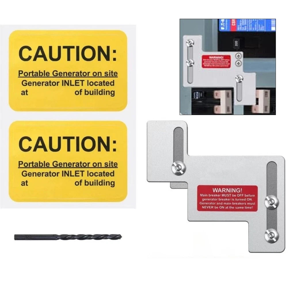Electrical Panel Kit for 150&200A Breakers - Aluminum Alloy, Hex Nuts