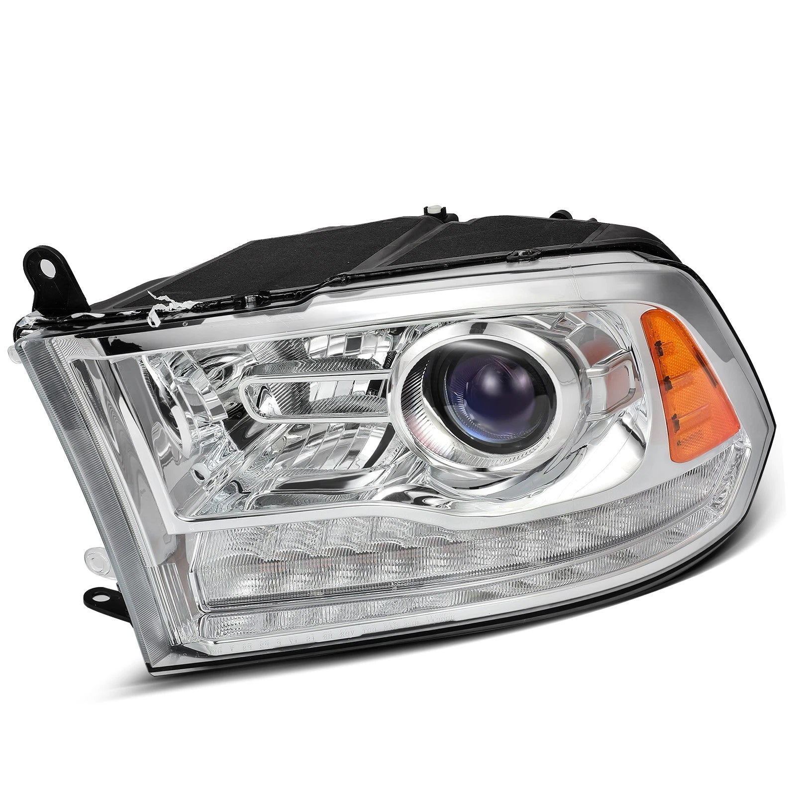 Left Headlight Assembly for Ram 1500 2500 3500 (2016–2018) Chrome Housing