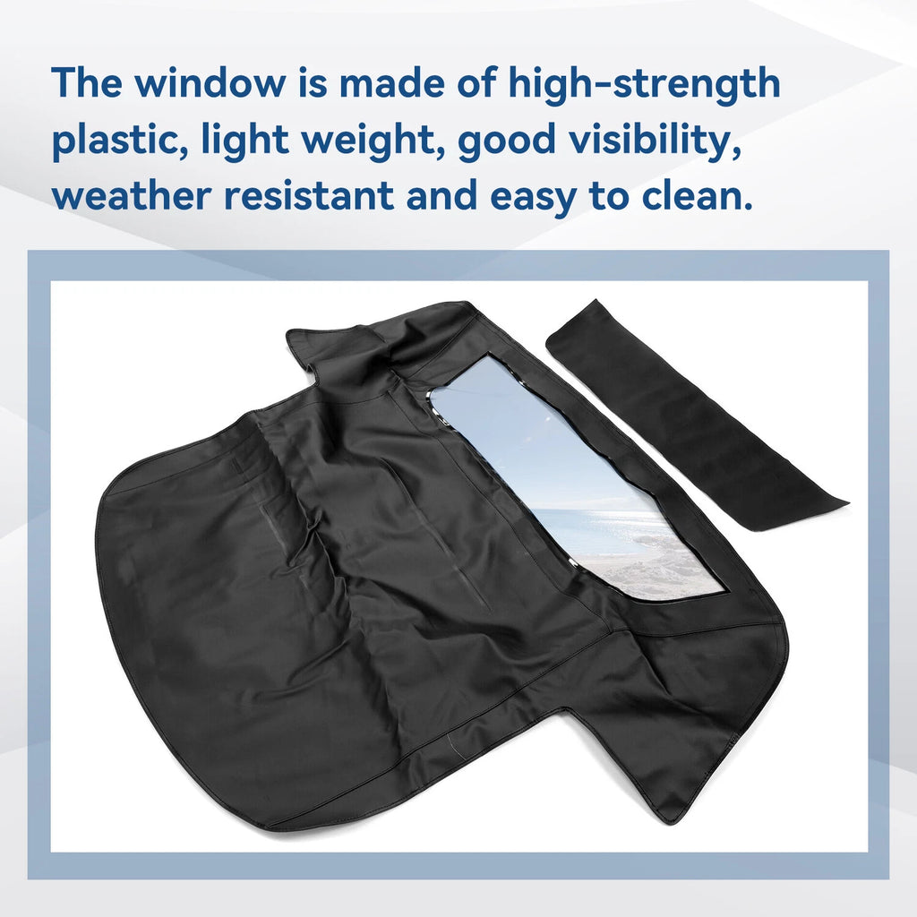 Soft Top Sailcloth Vinyl with Clear Window for Chevy C4 Corvette (1986–1993)
