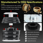 Set of 4 Body Cab Mount Bushings Kits for Ford F250 F350 (1999–2007) Black