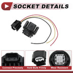 Set of 1 Tail Light Socket Wiring for Toyota Land Cruiser Prado (2017–2022) No. 8153660C30