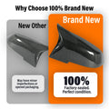 Carbon Fiber Black Side Mirror Cover Caps for BMW 3 Series M3 (F20 F30 F31)