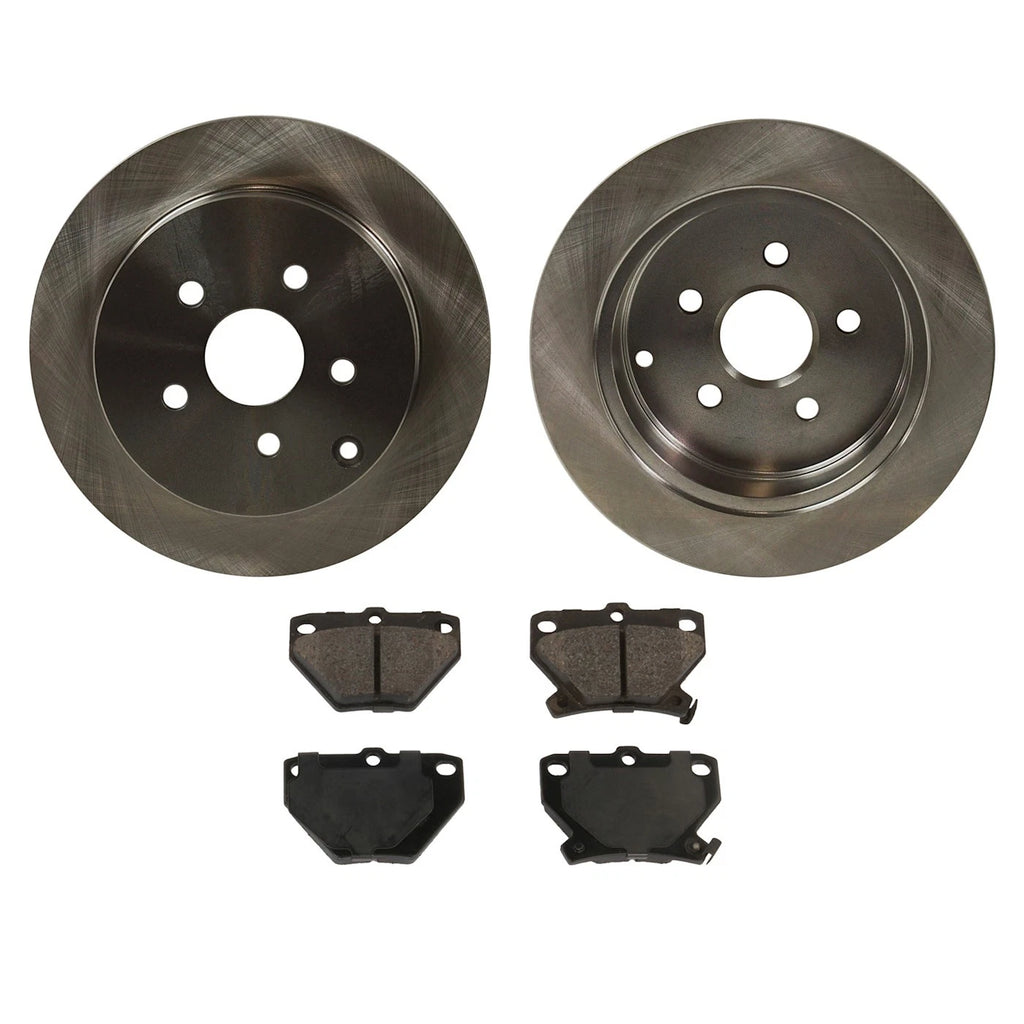 Brake Disc Rotors and Pads Kit for Toyota Matrix Corolla Pontiac Vibe (2003–2006)