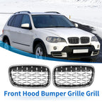 Front Hood Bumper Grille for BMW X5 X6 (2007–2013) No. 51137157687/51137157688