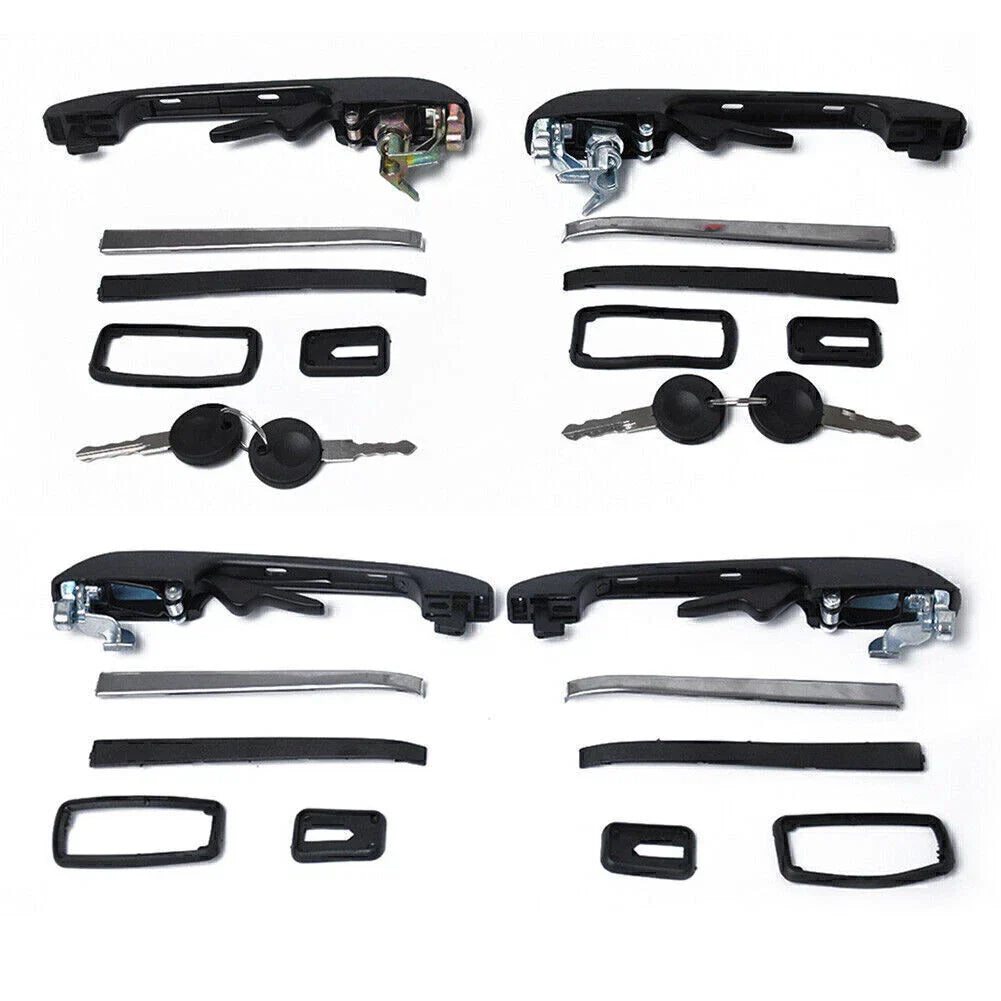 Front Rear L+R Door Handles for VW Passat Jetta Golf Mk1 Mk2 (1974-1994)