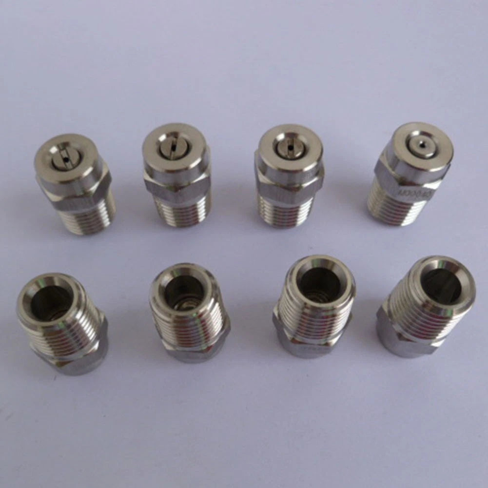 Cleaning Nozzle for Garden Tool (Stainless Steel 1/4 Thread 15°)