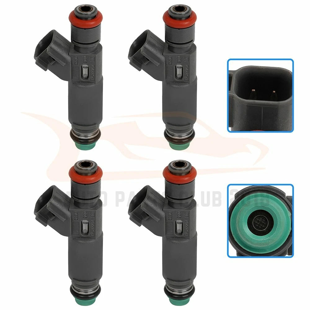 Set of 4 Fuel Injectors for Chevrolet HHR Malibu Cobalt Pontiac Solstice Saturn Ion (2006–2009)