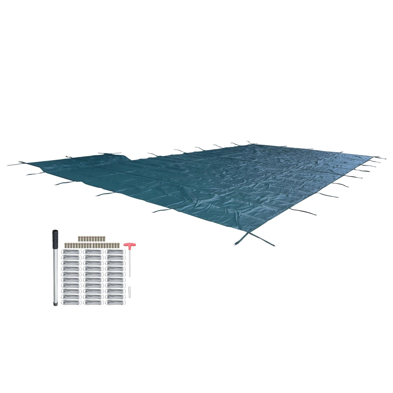 Pool Cover Safety for Rectangle Swimming Pool (20x40 Ft)