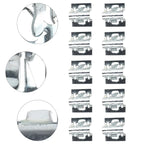 10Pcs Metal Retainer Clip for Universal Car Dashboards DVD/CD Panel Plate