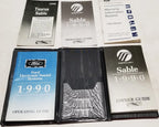 Owners Manual Kit with Pouch for Mercury Sable (1990)