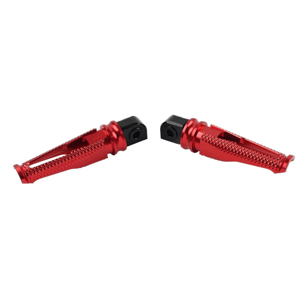 Red Foot Pegs Rear Passenger Footrests for Yamaha YZF R1 R6