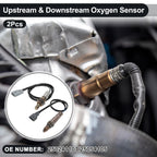 2X Upstream & Downstream Oxygen Sensor for Nissan Armada (2019) No. 250-241107