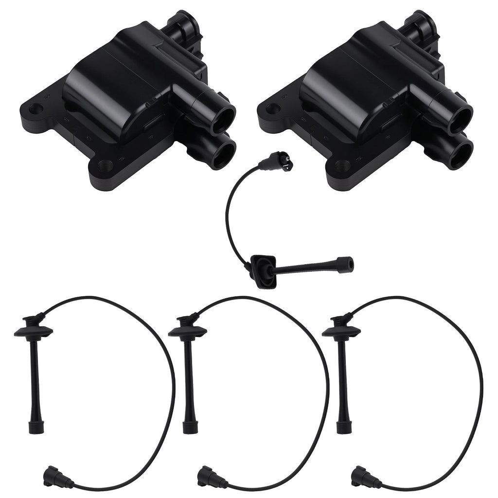2X Ignition Coil & 4X Wire Set for Toyota Camry/Solara (1997–2001)