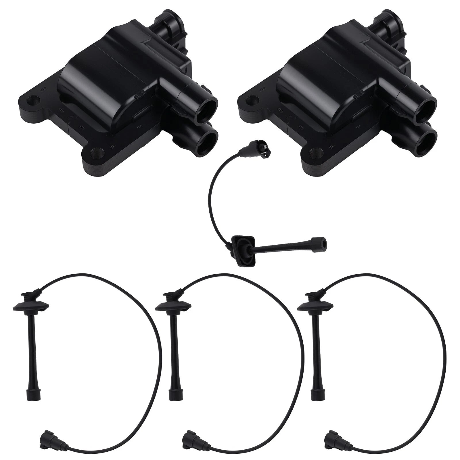 2X Ignition Coil & 4X Wire Set for Toyota Camry/Solara (1997–2001)