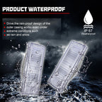 2 Clear Front Bumper Turn Signal Lights for Jeep Cherokee Wagoneer Comanche