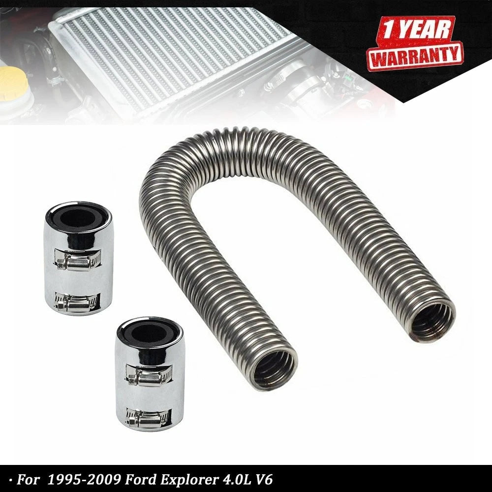 24" Flexible Radiator Hose Kit for V8 Engines (Fits Various Models)