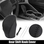 Faux Leather Gear Shift Knob Cover for Nissan Rogue Sport (2017–2021) 734301026062