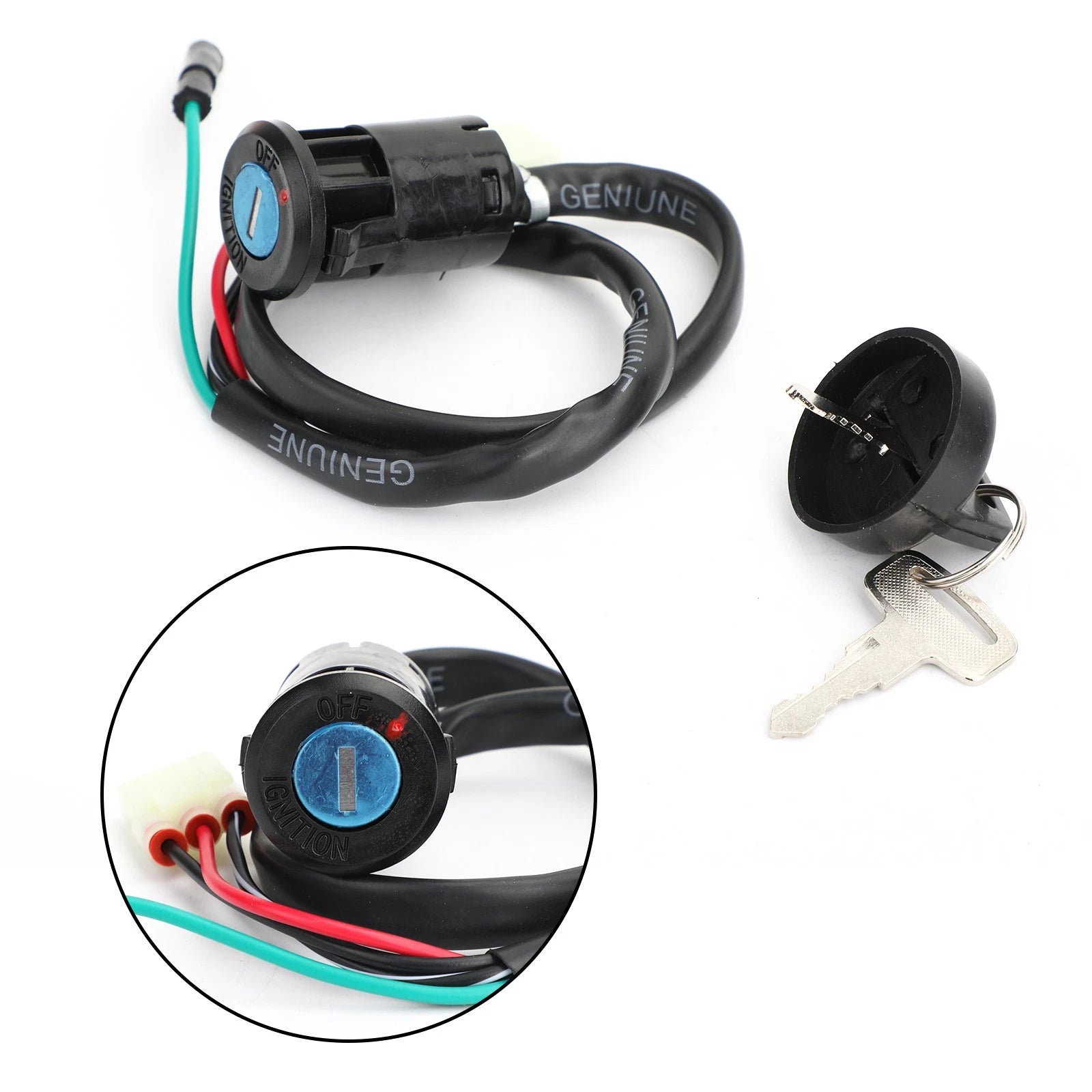 Ignition Switch Lock w/Keys for Honda TRX400EX Sportrax 400 (1999–2004)