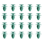 20pcs Set Green Wheel Arch Fender Flare Molding Trim Retainer Clips for Jeep