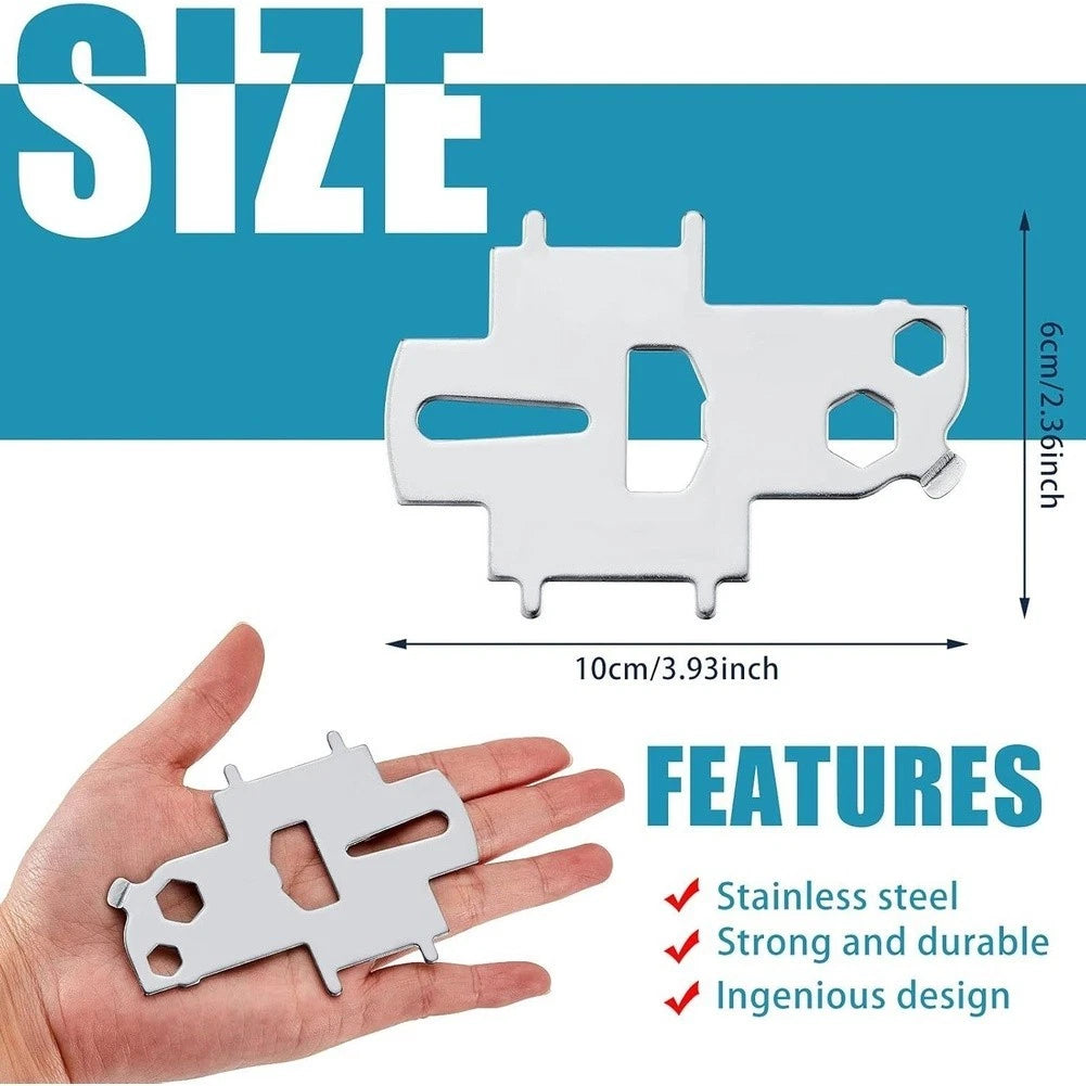 304 SS Deck Key Wrench with Bottle Opener for Marine Use
