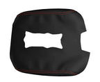 Leather Console Lid Armrest Cover for Chevrolet Tahoe (2016–2019) Red Stitch