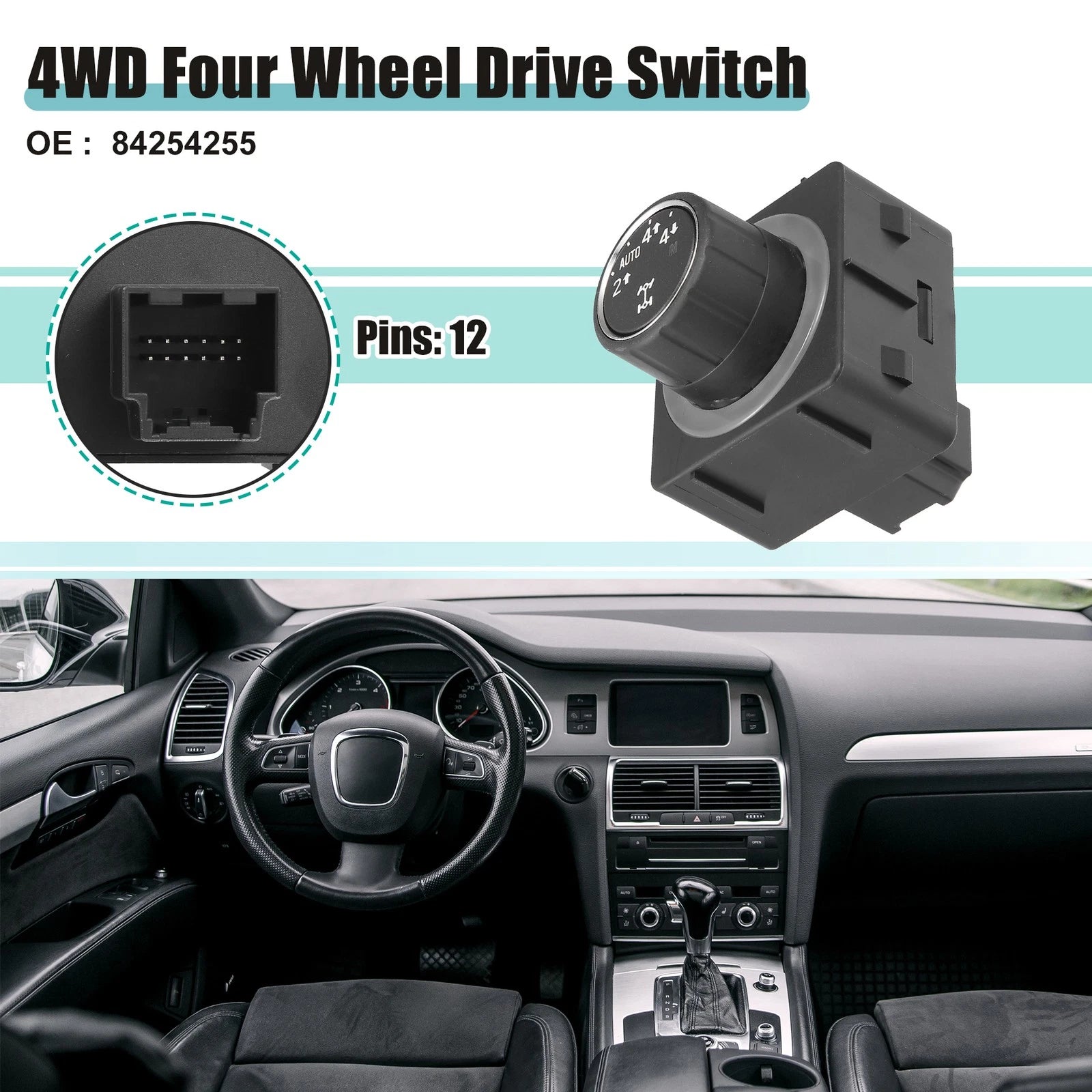 4WD Switch for Chevrolet Silverado 2500 HD (No. 84254255)