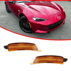2X Amber Lens Front Side Marker Lights for Mazda MX-5 Miata (2016–2022)