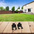 2X Rustproof Wall Mounted Garden Tool Organizer System