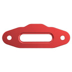 Hawse Fairlead for ATV UTV (Universal) - Synthetic Winch Rope Guide, Red