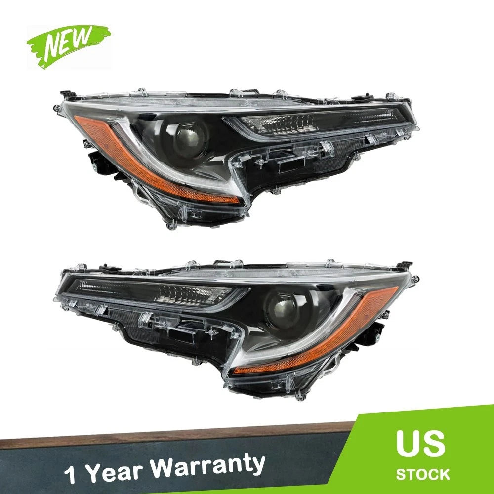 Set of 2 LED Headlight Assemblies for Toyota Corolla LE (2020–2022)