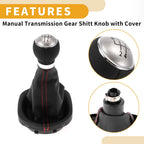 5 Speed Gear Shift Knob with Cover No.1T0711113R for VW Caddy (2004–2009)