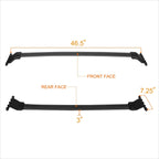 Roof Rack Crossbar Set for Honda Pilot (2009–2015) - Aluminum, Black Coated