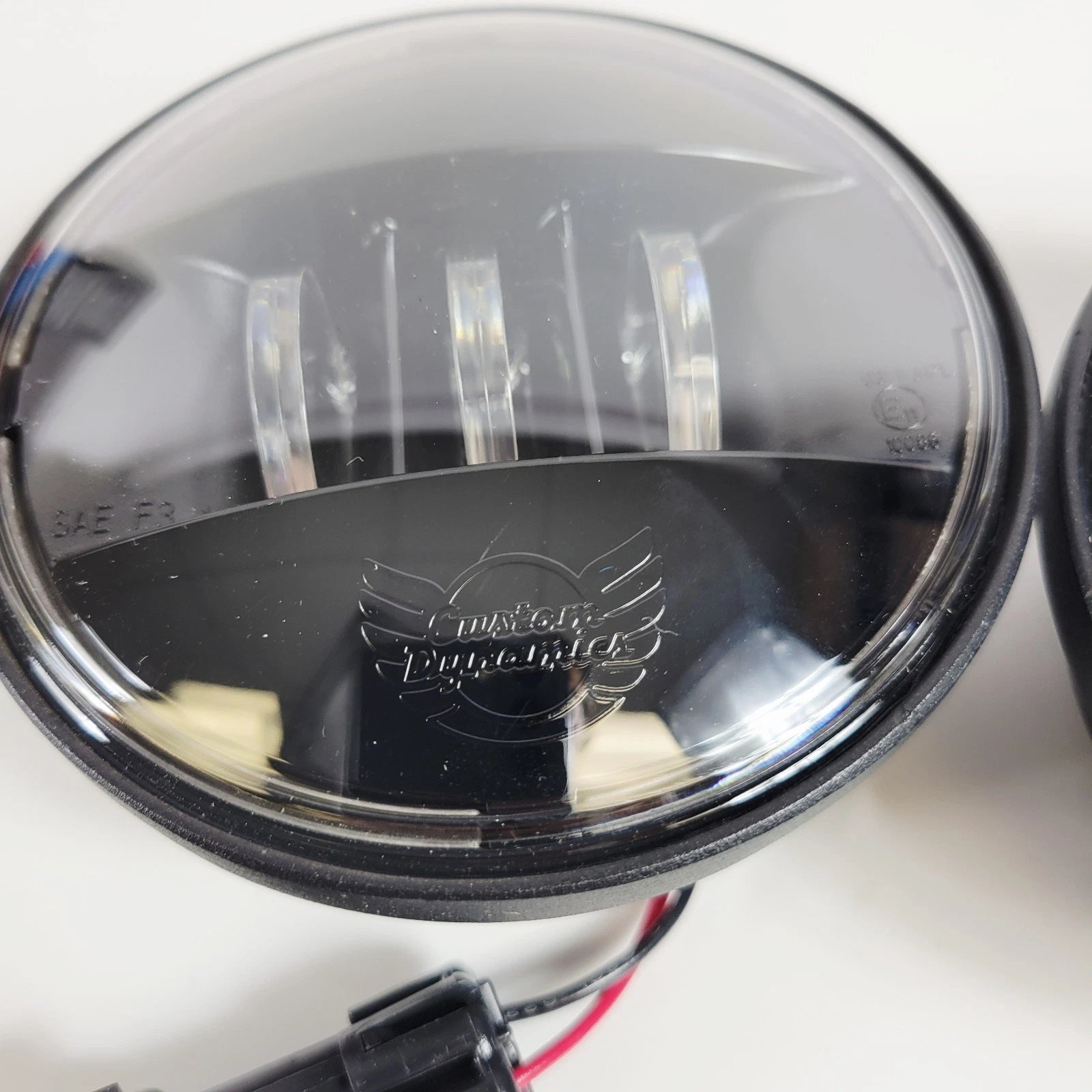 Custom Dynamics 4.5" Probeam LED Passing Lamps Black for Harley (2005–2018)