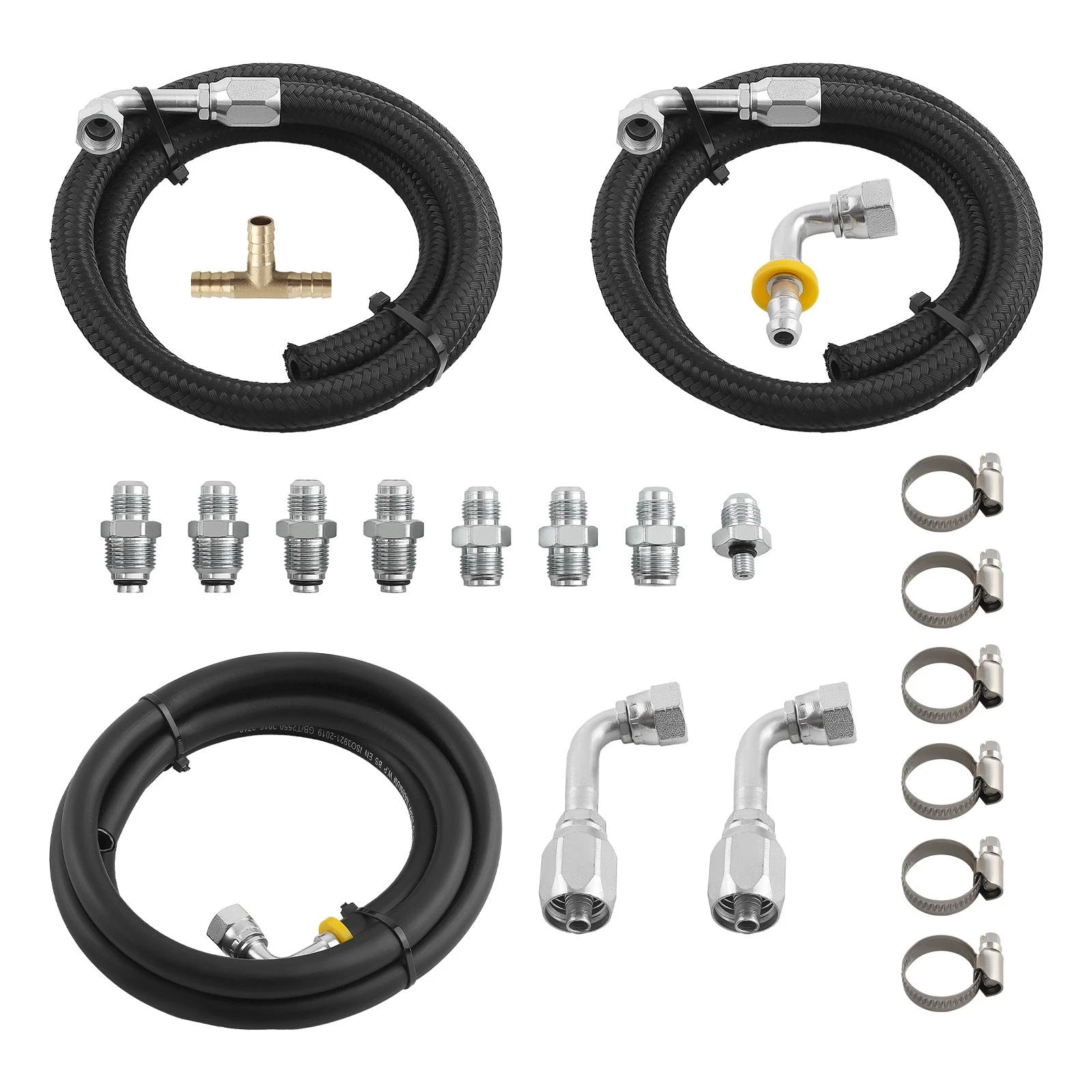 Power Steering Hose Hookup Kit for Universal Power Brake Booster (Universal)
