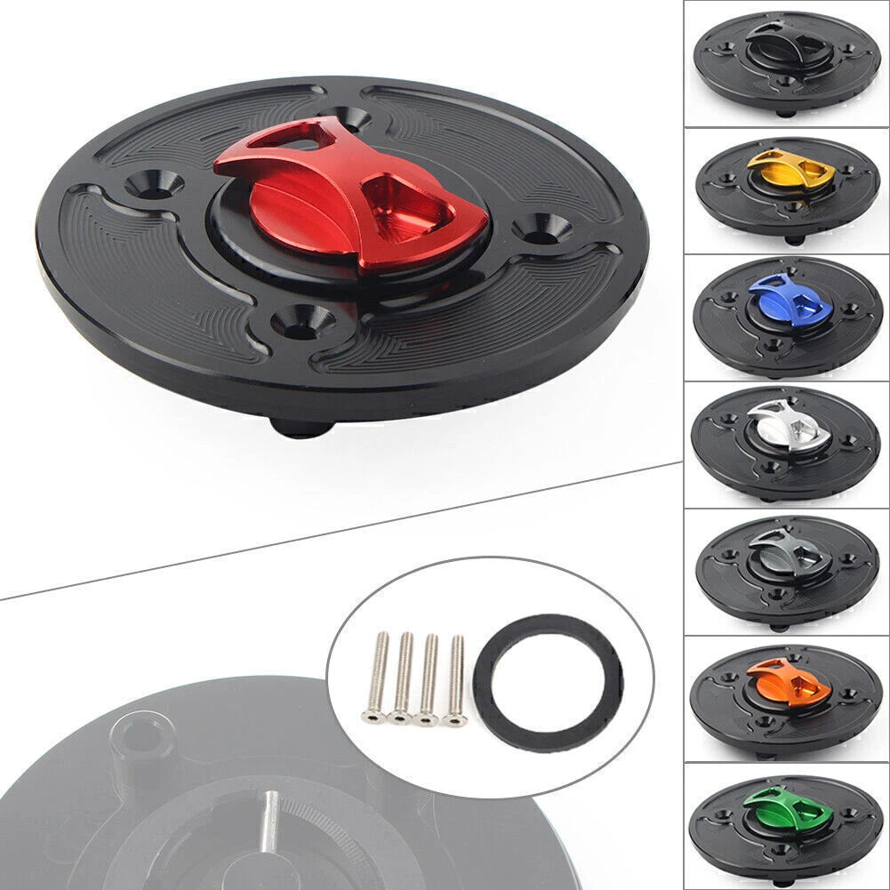 Fuel Gas Tank Cap Cover for Kawasaki Ninja 400 650 Z900 Versys 1000 (2018–2023)