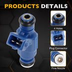 Set of 6 Fuel Injectors for Ford Ranger Explorer (2001-2003)