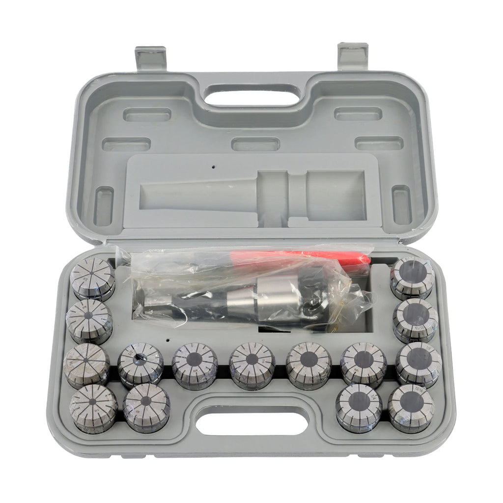 15 PC Collet Set R8 ER40 for CNC Milling Lathe (1/8 - 1 Inch Shank)