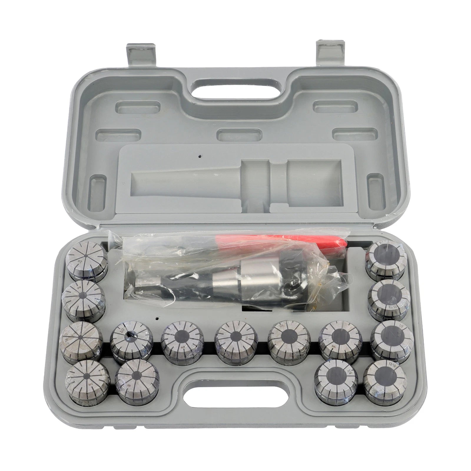 15 PC Collet Set R8 ER40 for CNC Milling Lathe (1/8 - 1 Inch Shank)
