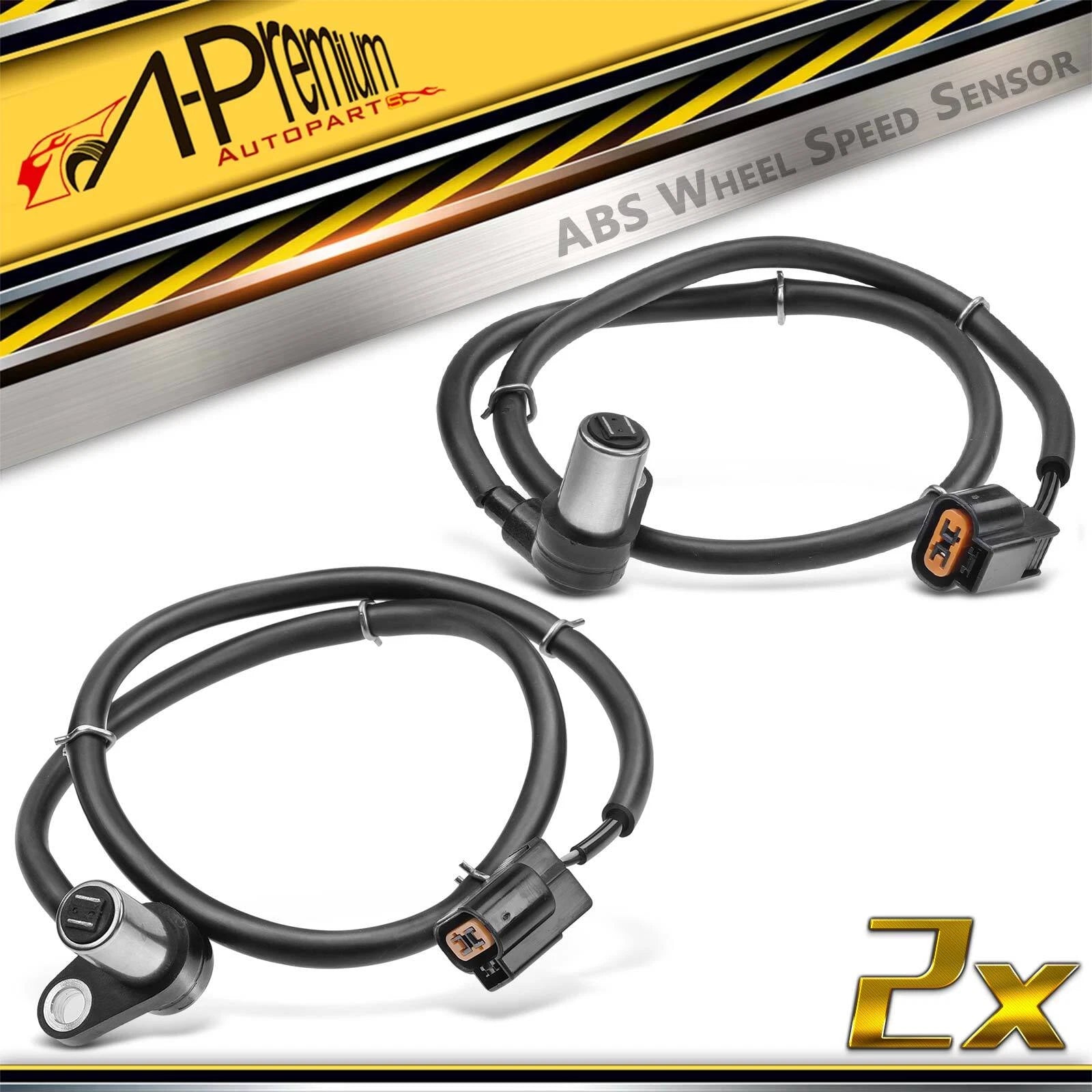 2X Front ABS Wheel Speed Sensor for Mitsubishi Montero Sport (1998–2004)