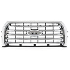 ABS Chrome Front Upper Bumper Grille for Ford F-150 (2015–2017) #FL3Z-8200-EA
