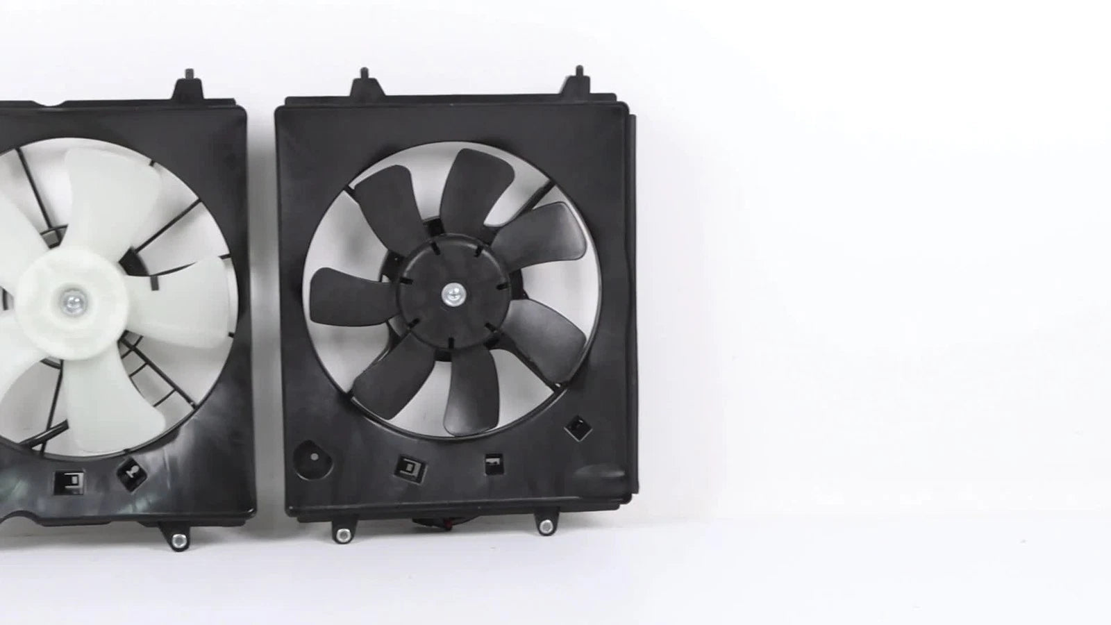 Set of 2 AC Condenser Radiator Cooling Fans for Honda CR-V (2010–2011)