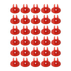 Shield Nut Set Nylon Parts Plastic Red Screw Under-Body