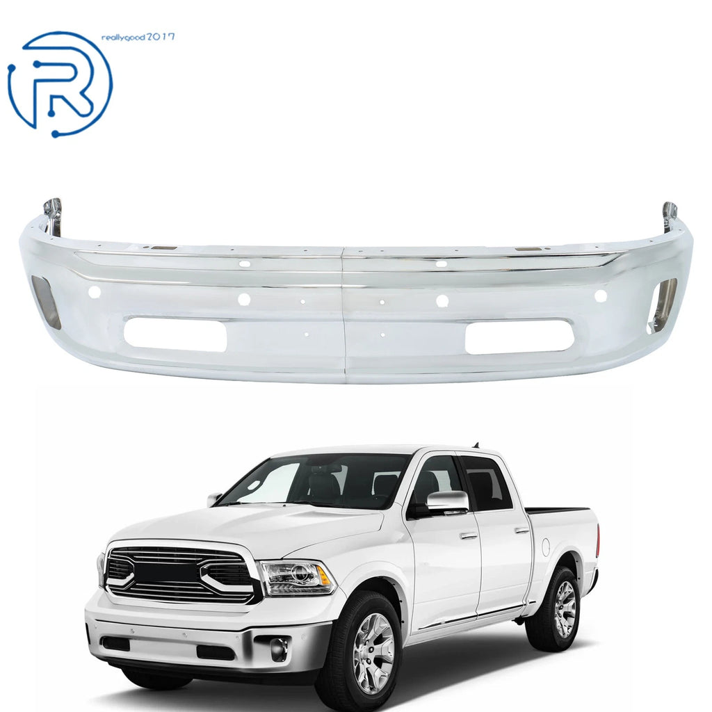 Front Lower Bumper Face Bar Steel Chrome for RAM 1500 (2013-2024)