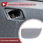 Front Left Washer Nozzle Cover Cap for Subaru Forester (2005–2007) Silver Tone