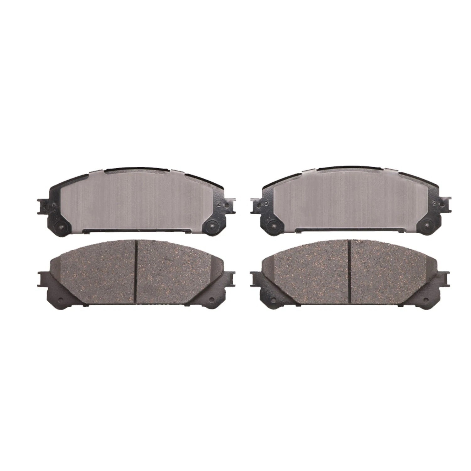 DuraGo Front Rotors & Advics Ceramic Disc Brake Pads Kit for Highlander Sienna (2014–2020)