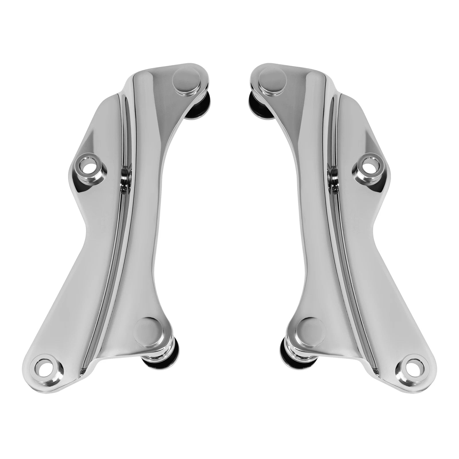 Chrome 4 Point Docking Hardware Kit for Harley Davidson Touring (2014–2025)